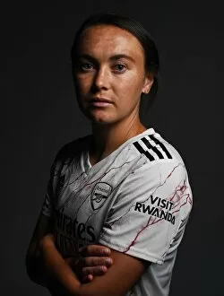 Images Dated 13th August 2020: Arsenal Women's Team 2020-21: Caitlin Foord at Team Photocall