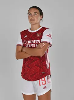 Arsenal Women's Team 2020-21: Caitlin Foord at Team Photocall