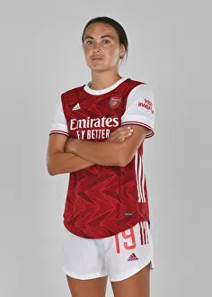 Arsenal Women's Team 2020-21: Caitlin Foord at Team Photocall