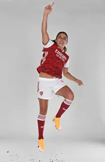 Arsenal Women's Team 2020-21: Danielle van de Donk at Arsenal Photocall