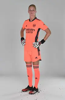 Arsenal Women's Team 2020-21: Fran Stenson at Arsenal Womens Photocall