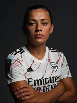 Arsenal Women's Team 2020-21: Katie McCabe at Arsenal Womens Photocall