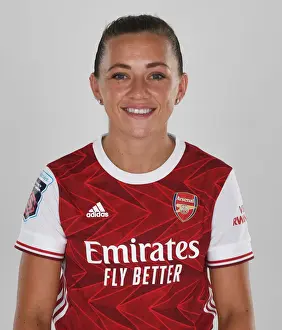 Arsenal Women's Team 2020-21: Katie McCabe at Arsenal Womens Photocall