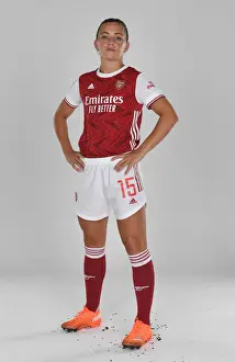 Arsenal Women's Team 2020-21: Katie McCabe at Arsenal Women's Photocall