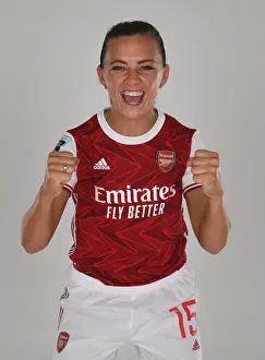 Arsenal Women's Team 2020-21: Katie McCabe at Arsenal Women's Photocall
