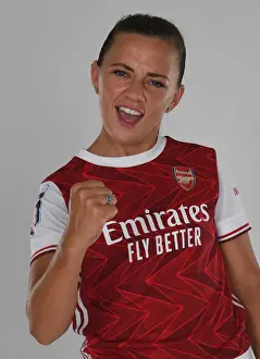 Arsenal Women's Team 2020-21: Katie McCabe at Arsenal Women's Photocall