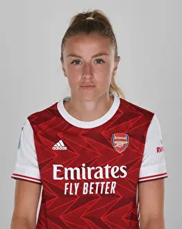 Arsenal Women's Team 2020-21: Leah Williamson at Arsenal Photocall
