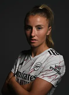 Arsenal Women's Team 2020-21: Leah Williamson at Arsenal Womens Photocall