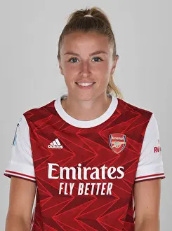 Arsenal Women's Team 2020-21: Leah Williamson at Arsenal Womens Photocall
