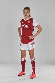 Arsenal Women's Team 2020-21: Leah Williamson at Arsenal Womens Photocall