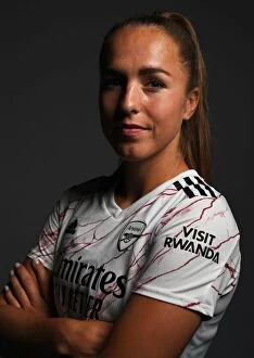 Images Dated 13th August 2020: Arsenal Women's Team 2020-21: Lia Walti at Arsenal Womens Photocall