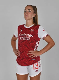 Images Dated 12th August 2020: Arsenal Women's Team 2020-21: Lia Walti at Arsenal Womens Photocall