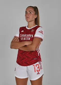 Arsenal Womens Photocall 2020-21 Prints: Arsenal Women's Team 2020-21: Lia Walti at Team Photocall
