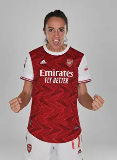 Arsenal Women's Team 2020-21: Lisa Evans at Arsenal Photocall