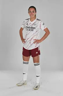 Arsenal Women's Team 2020-21: Lisa Evans at Arsenal Photocall