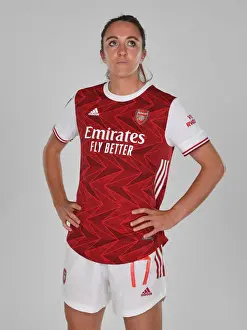 Arsenal Womens Photocall 2020-21 Prints: Arsenal Women's Team 2020-21: Lisa Evans at Arsenal Womens Photocall