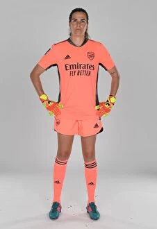 Images Dated 14th August 2020: Arsenal Women's Team 2020-21: Lydia Williams at Arsenal Photocall