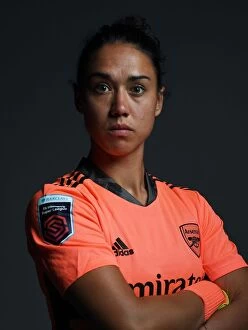 Images Dated 13th August 2020: Arsenal Women's Team 2020-21: Manuela Zinsberger at Arsenal Photocall