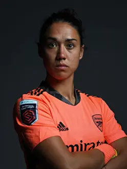 Arsenal Women's Team 2020-21: Manuela Zinsberger at Arsenal Photocall