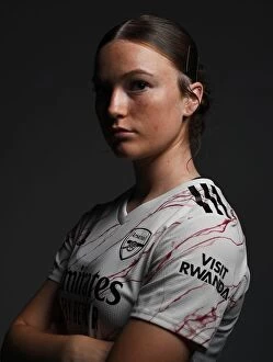 Images Dated 13th August 2020: Arsenal Women's Team 2020-21: Ruby Mace at Arsenal Photocall