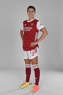 Images Dated 12th August 2020: Arsenal Women's Team 2020-21: Steph Catley at Arsenal Womens Photocall
