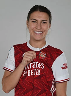 Images Dated 12th August 2020: Arsenal Women's Team 2020-21: Steph Catley at Arsenal Womens Photocall