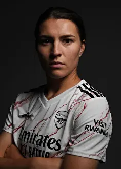 Arsenal Women's Team 2020-21: Steph Catley at Arsenal Women's Photocall