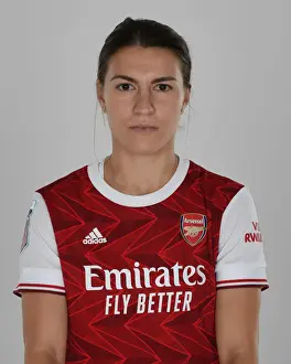 Arsenal Women's Team 2020-21: Steph Catley at Arsenal Women's Photocall