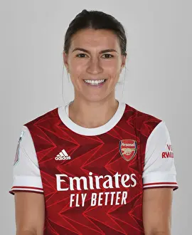 Arsenal Women's Team 2020-21: Steph Catley at Arsenal Women's Photocall