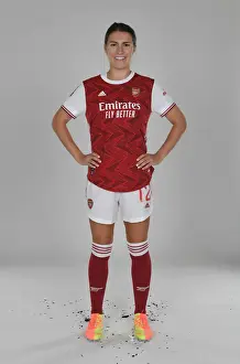 Arsenal Women's Team 2020-21: Steph Catley at Arsenal Women's Photocall