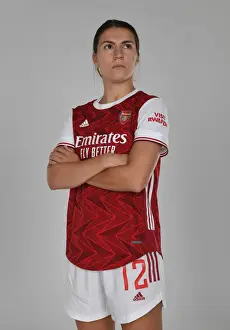 Arsenal Women's Team 2020-21: Steph Catley at Arsenal Womens Photocall
