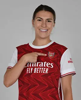 Arsenal Womens Photocall 2020-21 Prints: Arsenal Women's Team 2020-21: Steph Catley at Photocall