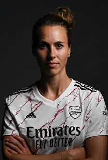 Arsenal Women's Team 2020-21: Viki Schnaderbeck at Arsenal Photocall