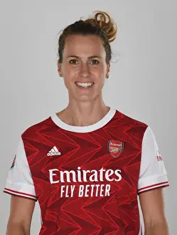 Arsenal Women's Team 2020-21: Viki Schnaderbeck at Arsenal Photocall