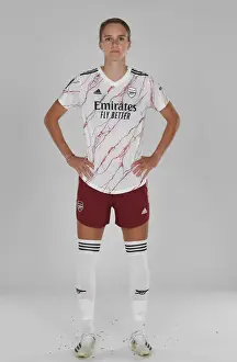 Arsenal Womens Photocall 2020-21 Prints: Arsenal Women's Team 2020-21: Vivianne Miedema at Arsenal Photocall
