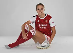 Arsenal Womens Photocall 2020-21 Prints: Arsenal Women's Team 2020-21: Vivianne Miedema at Team Photocall