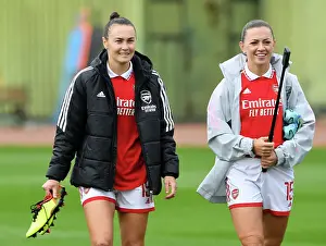 Arsenal Women Squad 2022-23 Prints: Arsenal Women's Team 2022/23: Caitlin Foord and Katie McCabe Lead the Squad