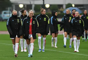 Women's Team Photo 2023-24 Prints: Arsenal Women's Team 2023-24: Frida Maanum and Stina Blackstenius Lead the Squad