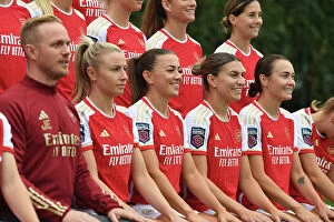 Women's Team Photo 2023-24 Collection: Arsenal Women's Team 2023-24: Katie McCabe and Steph Catley Lead the Squad
