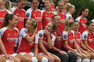 Women's Team Photo 2023-24 Prints: Arsenal Women's Team 2023-24: Kim Little and Squad