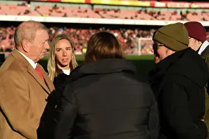 Arsenal Women V Chelsea Women 2022-23 Prints: Arsenal Women's Team Celebrates Jordan Nobbs and Vic Akers Awards at Arsenal vs