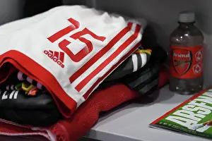 Arsenal Women V West Ham United Women 2022-23 Prints: Arsenal Women's Team: A Closer Look at Katie McCabe's Match Shorts (Arsenal v West Ham United)