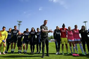 Arsenal Women's Team: Jonas Eidevall Rallies Players During FA WSL Clash Against Aston Villa
