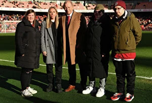 Arsenal Women v Chelsea Women 2022-23 Collection: Arsenal Women's Team: Jordan Nobbs and Vic Akers Receive Awards against Chelsea in FA Women's