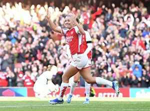 Arsenal V Aston Villa 2023-24 Prints: Arsenal Women's Team: Katie McCabe Scores the Opener in 2023-24 Barclays Super League