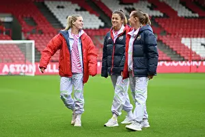 Bristol City Women V Arsenal Women 2023-24 Prints: Arsenal Women's Team Prepare for Match against Bristol City in Barclays WSL