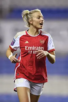 Arsenal Women's Team Strategizes at Reading's Stadium: FA WSL Cup 2023-24
