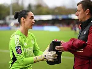 Brighton And Hove Albion V Arsenal 2023-24 Prints: Arsenal Women's Team Training Session at Brighton & Hove Albion: Manuela Zinsberger and Reece Ottley