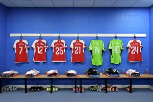 Reading Women V Arsenal Women - Conti Cup 2023-24 Prints: Arsenal Women's Team: United in Focus before Reading FA Cup Match