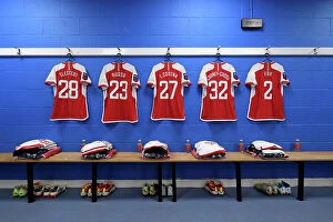 Reading Women v Arsenal Women - Conti Cup 2023-24 Collection: Arsenal Women's Team: United in Focus before Reading's Conti Cup Showdown
